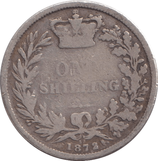 1872 SHILLING ( FAIR ) 2 - SHILLING - Cambridgeshire Coins