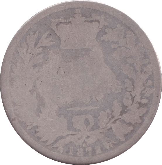 1872 SHILLING ( FAIR ) - SHILLING - Cambridgeshire Coins
