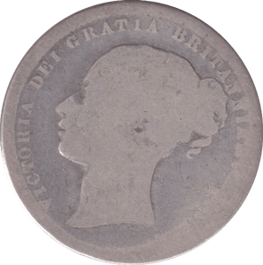 1872 SHILLING ( FAIR ) - SHILLING - Cambridgeshire Coins