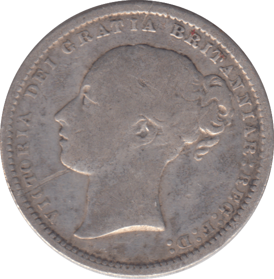 1872 SHILLING ( FINE ) - SHILLING - Cambridgeshire Coins
