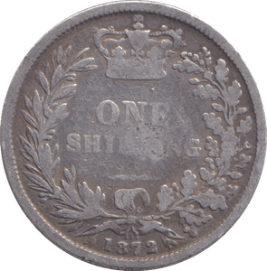 1872 SHILLING ( FINE ) - SHILLING - Cambridgeshire Coins