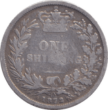1872 SHILLING ( FINE ) - SHILLING - Cambridgeshire Coins