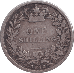 1872 SHILLING ( GF ) - SHILLING - Cambridgeshire Coins