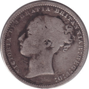 1872 SHILLING ( GF ) - SHILLING - Cambridgeshire Coins