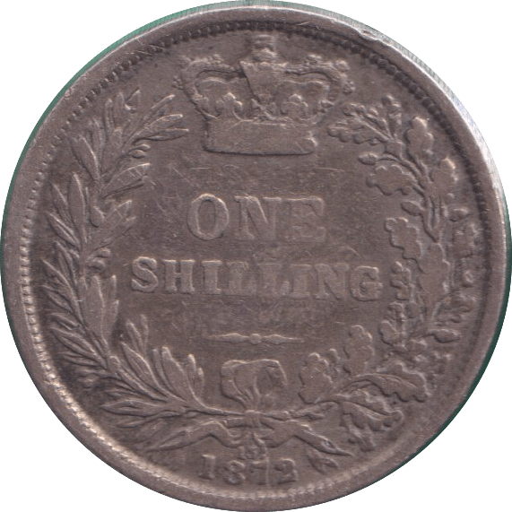 1872 SHILLING ( GF ) - SHILLING - Cambridgeshire Coins