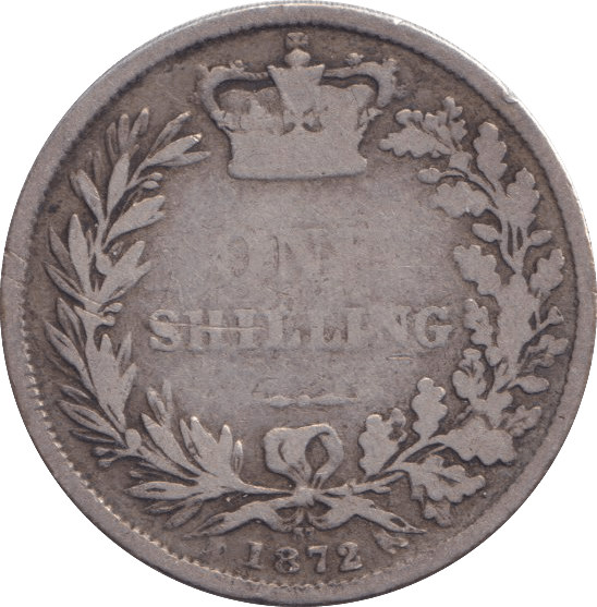 1872 SHILLING ( NF ) 1 - SHILLING - Cambridgeshire Coins