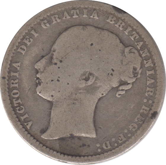 1872 SHILLING ( NF ) DIE 101 - Shilling - Cambridgeshire Coins