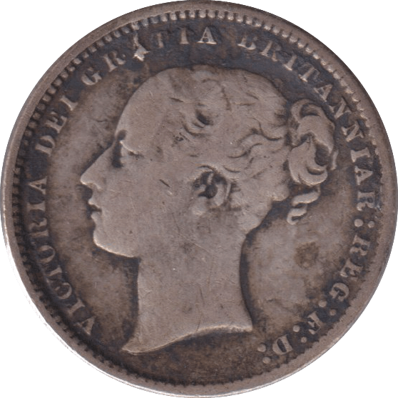 1872 SHILLING ( NF ) - SHILLING - Cambridgeshire Coins
