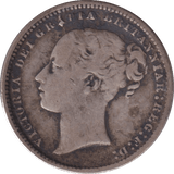 1872 SHILLING ( NF ) - SHILLING - Cambridgeshire Coins