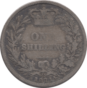 1872 SHILLING ( NF ) - SHILLING - Cambridgeshire Coins