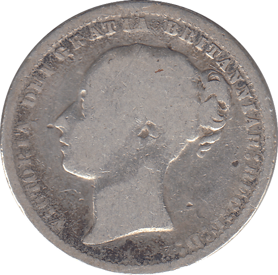 1872 SHILLING ( NF ) - SHILLING - Cambridgeshire Coins