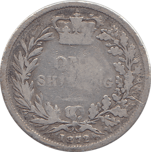 1872 SHILLING ( NF ) - SHILLING - Cambridgeshire Coins
