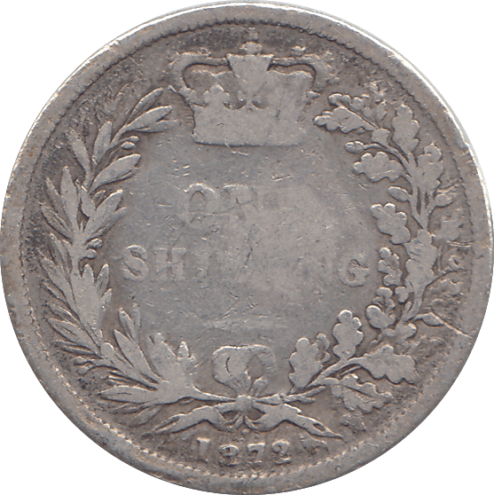 1872 SHILLING ( NF ) - SHILLING - Cambridgeshire Coins