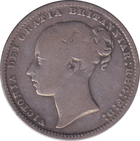 1872 SHILLING ( NF ) - SHILLING - Cambridgeshire Coins
