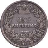 1872 SHILLING ( NF ) - SHILLING - Cambridgeshire Coins