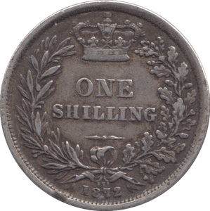 1872 SHILLING ( VF ) DIE 131 - Shilling - Cambridgeshire Coins