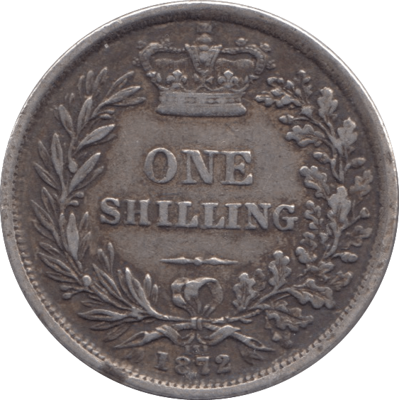 1872 SHILLING ( VF ) DIE 131 - Shilling - Cambridgeshire Coins