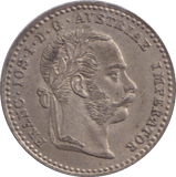 1872 SILVER 10 KREUZER AUSTRIA - SILVER WORLD COINS - Cambridgeshire Coins