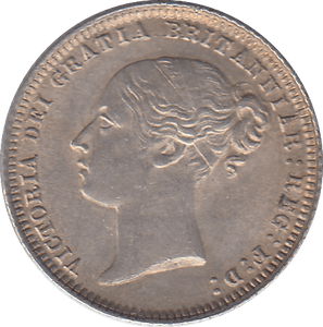 1872 SIXPENCE ( AUNC ) - SIXPENCE - Cambridgeshire Coins