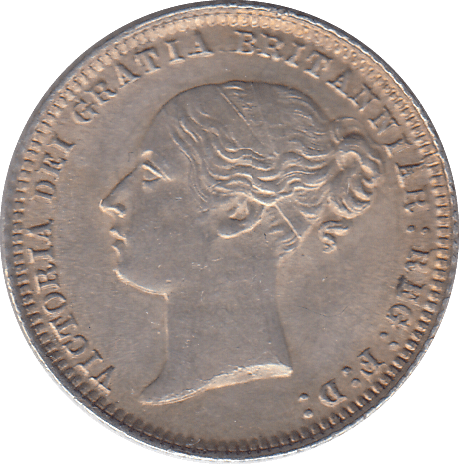 1872 SIXPENCE ( AUNC ) - SIXPENCE - Cambridgeshire Coins