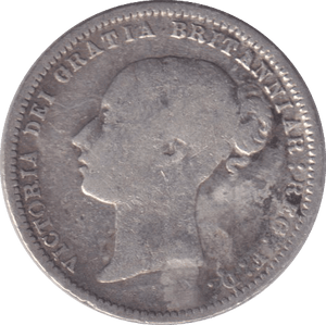 1872 SIXPENCE ( FINE ) - SIXPENCE - Cambridgeshire Coins