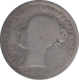 1872 SIXPENCE ( NF ) - SIXPENCE - Cambridgeshire Coins