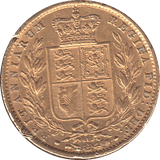 1872 SOVEREIGN DIE 61 ( VF ) - SOVEREIGN - Cambridgeshire Coins