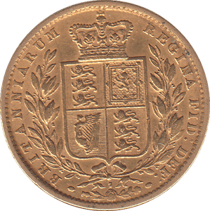 1872 SOVEREIGN DIE 7 ( VF ) - SOVEREIGN - Cambridgeshire Coins