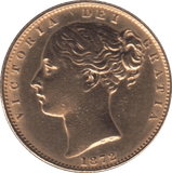 1872 SOVEREIGN ( EF ) DIE 22 - Sovereign - Cambridgeshire Coins