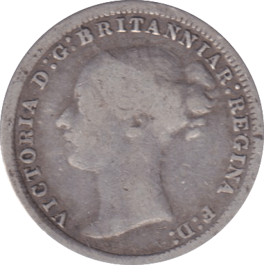 1872 THREEPENCE ( FINE ) - THREEPENCE - Cambridgeshire Coins