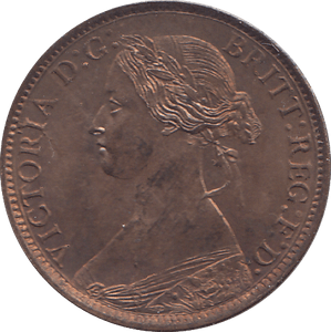 1873 FARTHING ( BU ) - FARTHING - Cambridgeshire Coins