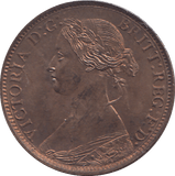1873 FARTHING ( BU ) - FARTHING - Cambridgeshire Coins