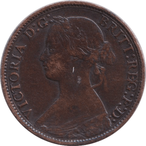 1873 FARTHING ( GF ) - FARTHING - Cambridgeshire Coins
