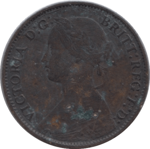 1873 FARTHING ( VF ) - Farthing - Cambridgeshire Coins