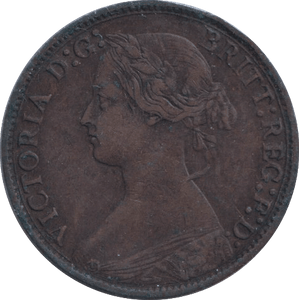 1873 FARTHING ( VF ) - FARTHING - Cambridgeshire Coins