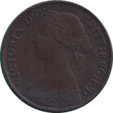 1873 FARTHING ( VF ) - FARTHING - Cambridgeshire Coins