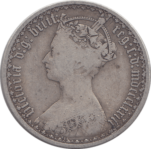 1873 FLORIN ( FINE ) - FLORIN - Cambridgeshire Coins