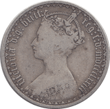 1873 FLORIN ( FINE ) - FLORIN - Cambridgeshire Coins