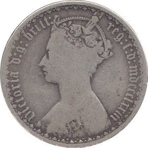 1873 FLORIN ( FINE ) - FLORIN - Cambridgeshire Coins