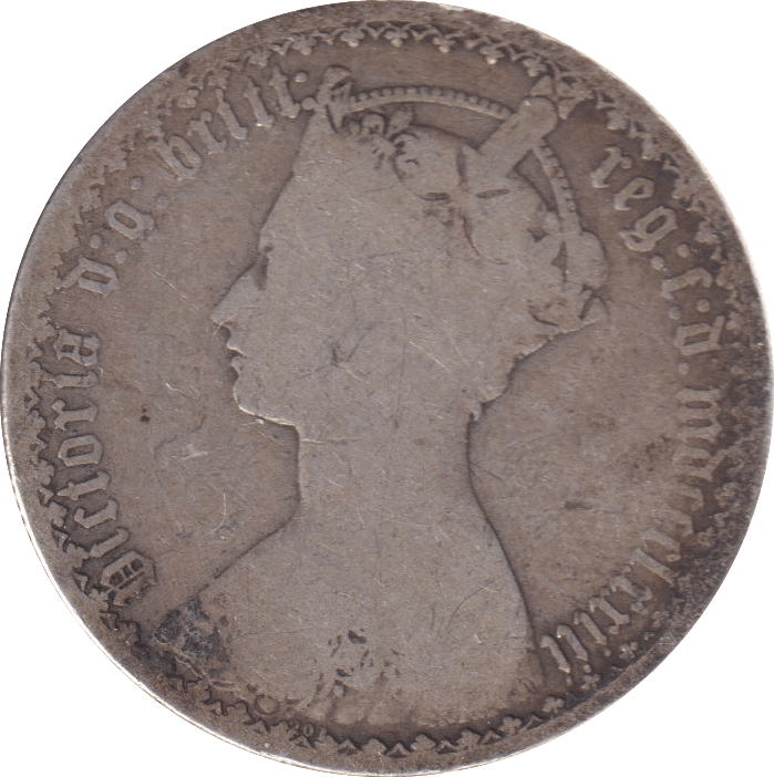1873 FLORIN ( FINE ) - FLORIN - Cambridgeshire Coins
