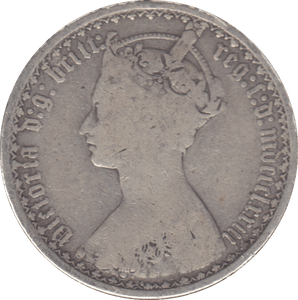 1873 FLORIN ( FINE ) - FLORIN - Cambridgeshire Coins