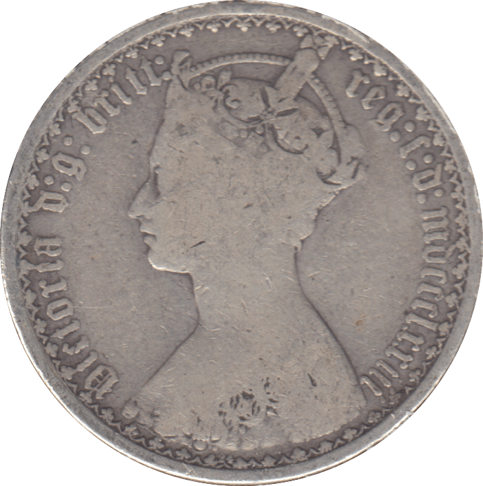 1873 FLORIN ( FINE ) - FLORIN - Cambridgeshire Coins