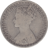 1873 FLORIN ( FINE ) - FLORIN - Cambridgeshire Coins