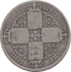 1873 FLORIN ( FINE ) - FLORIN - Cambridgeshire Coins