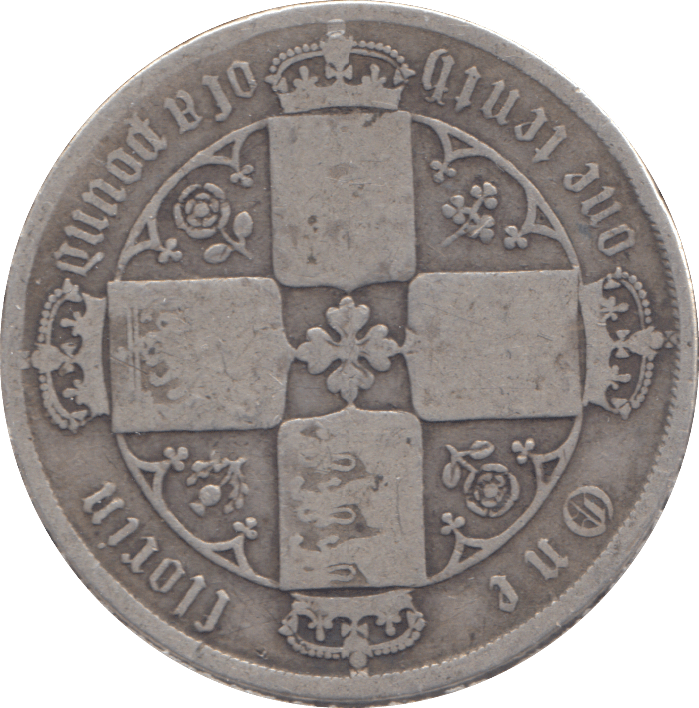 1873 FLORIN ( FINE ) - FLORIN - Cambridgeshire Coins