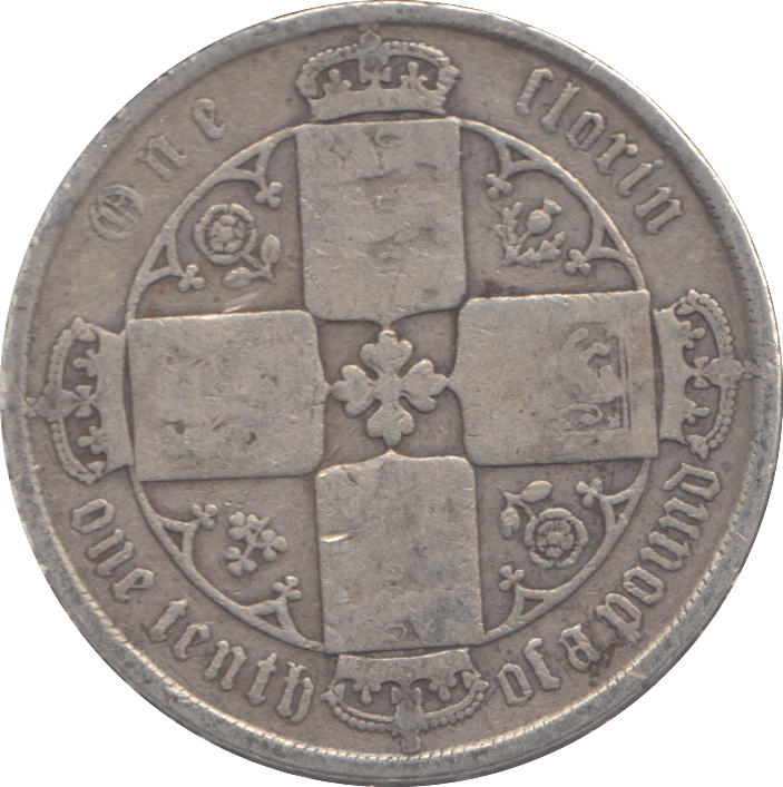 1873 FLORIN ( FINE ) - FLORIN - Cambridgeshire Coins