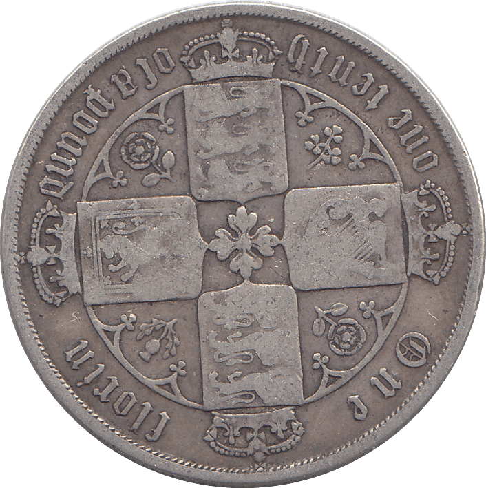 1873 FLORIN ( FINE ) - FLORIN - Cambridgeshire Coins