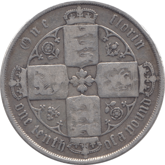 1873 FLORIN ( GF ) DIE 230 - FLORIN - Cambridgeshire Coins