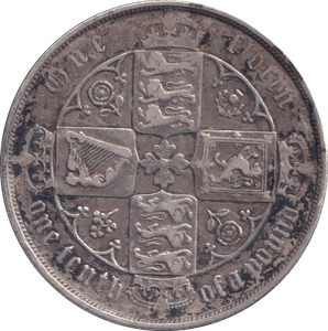 1873 FLORIN ( GF ) - FLORIN - Cambridgeshire Coins