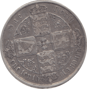 1873 FLORIN ( GF ) - FLORIN - Cambridgeshire Coins